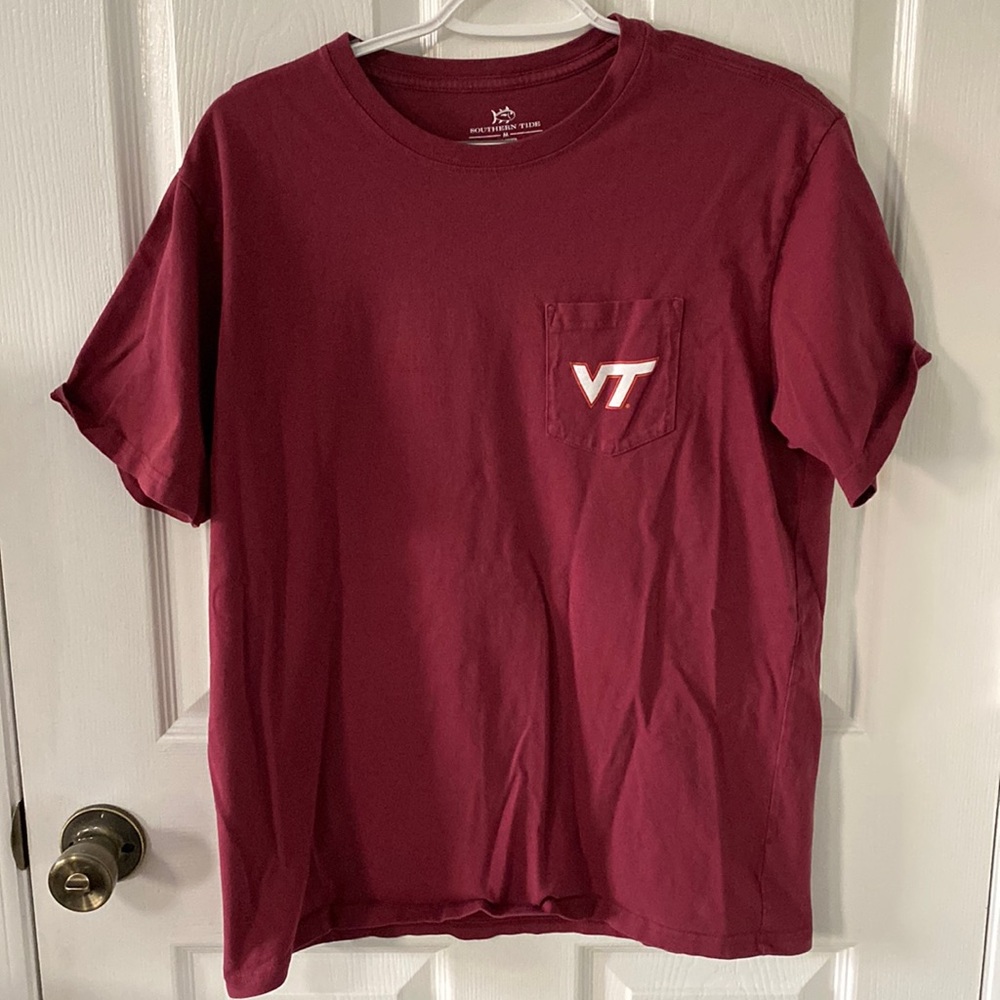 Southern Tide Virginia Tech Pocket T-shirt